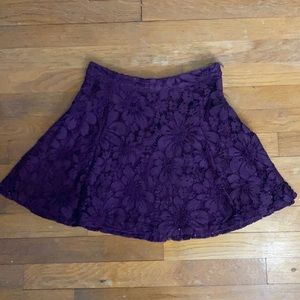 Purple/Maroon skirt